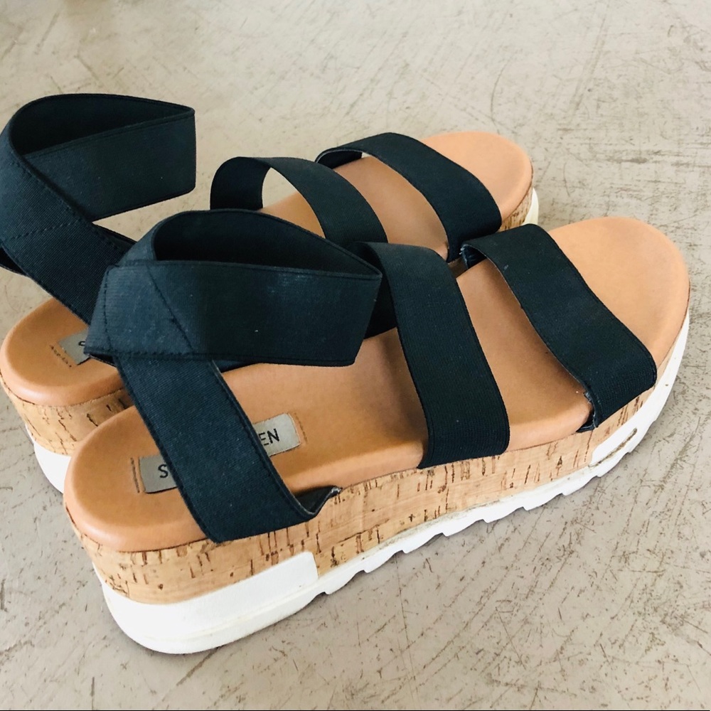 Steve Madden cork sandals!